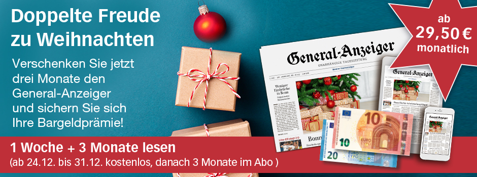 Weihnachtsgeschenkabo